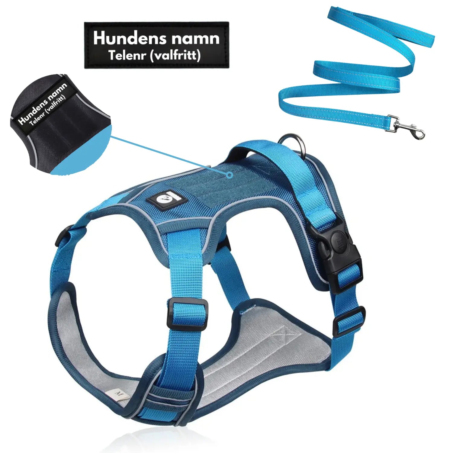 Y-Dog Pro Anti-Drag Sele - Promenadpaketet